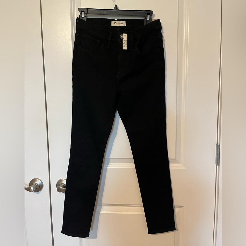NWT! Madewell Women’s Black Roadtripper Jeans, Size 28P Petite!